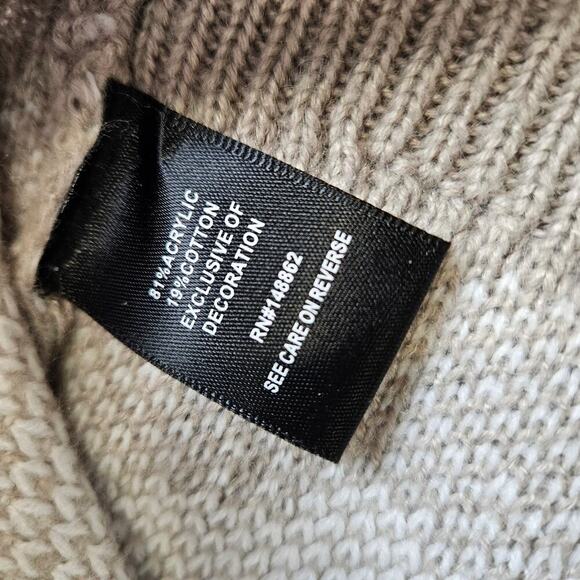 Tprrid Pullover Drop Shoulder Tunic Sweater Size 2/ 2x Cloud Rainbow - Picture 6 of 7